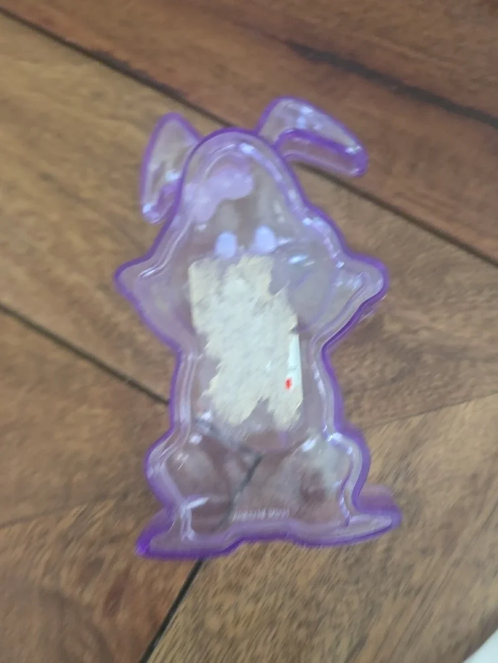 Kids Bunny Easter Garden Flag- White & Blue with Vintage Plastic Containers